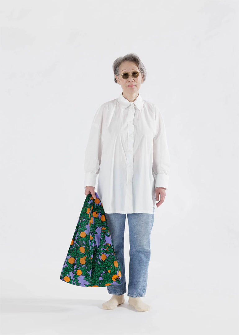 Baggu - Standard Baggu in Orange Tree PeriwinkleBaggu - Standard Baggu in Orange Tree Periwinkle