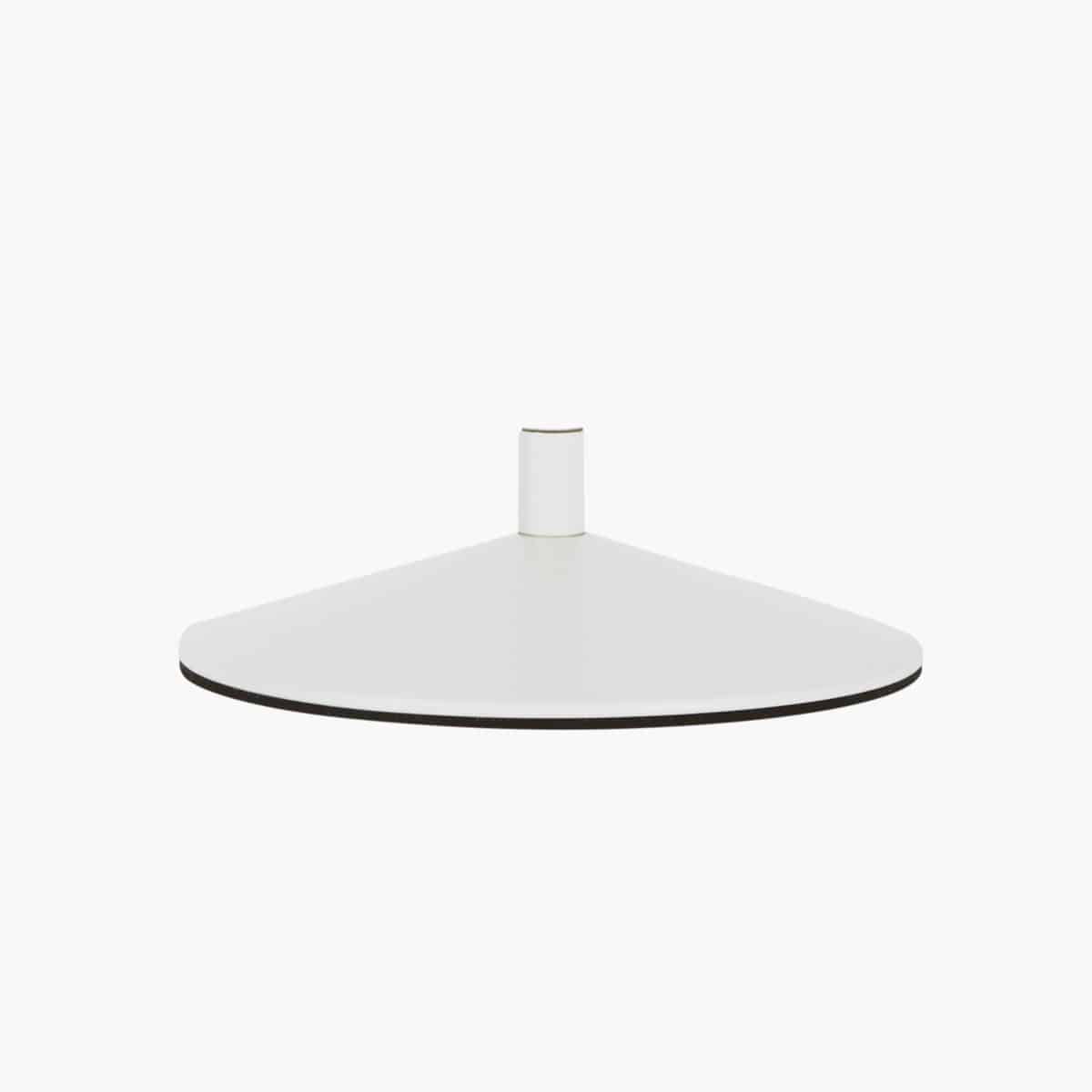 Type 75 Desk Base Only Alpine White